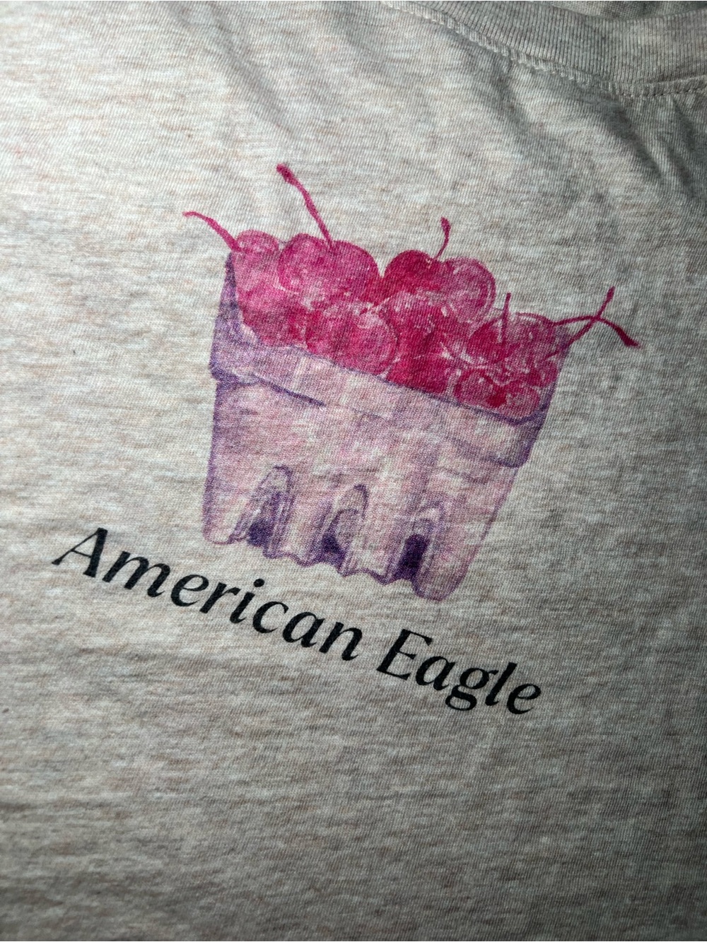 American Eagle Outfitters Cherry Graphic Tee - Picture 3 of 6